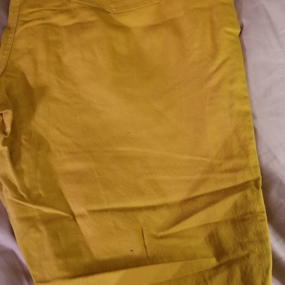 Cute fall mustard yellow pants